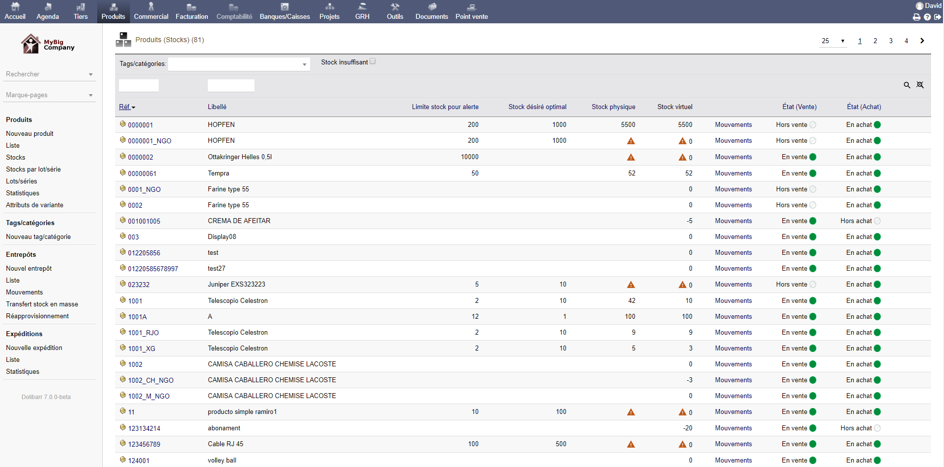 logiciel gestion de stock magasin gratuit