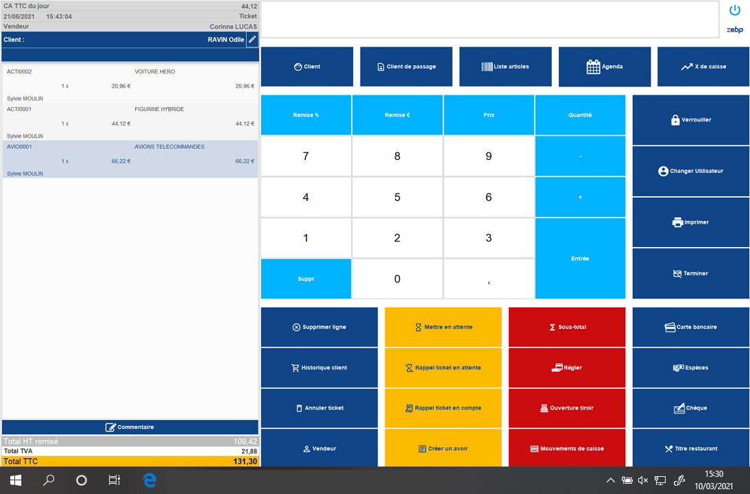 gestion commerciale ebp