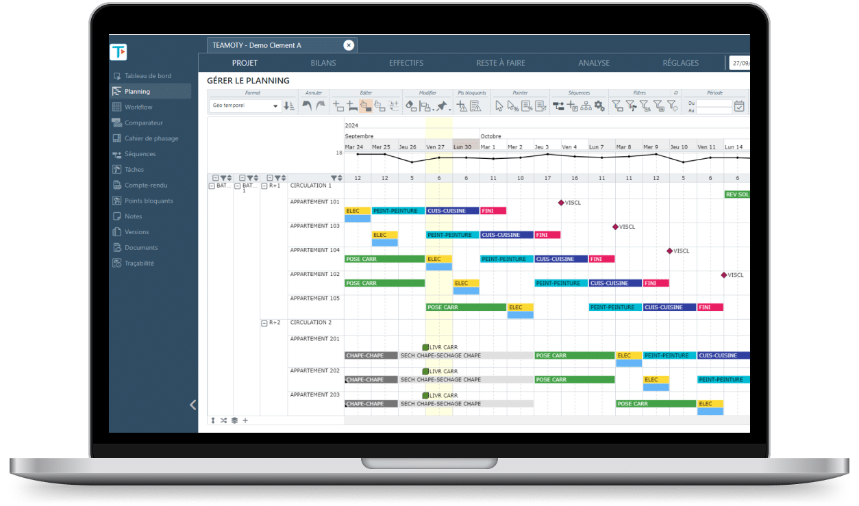 logiciel de gestion des plannings