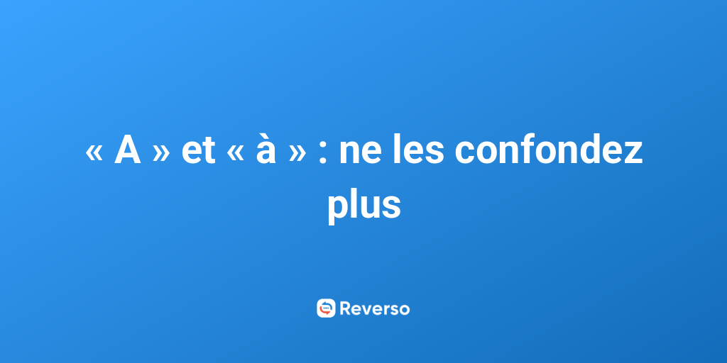 à